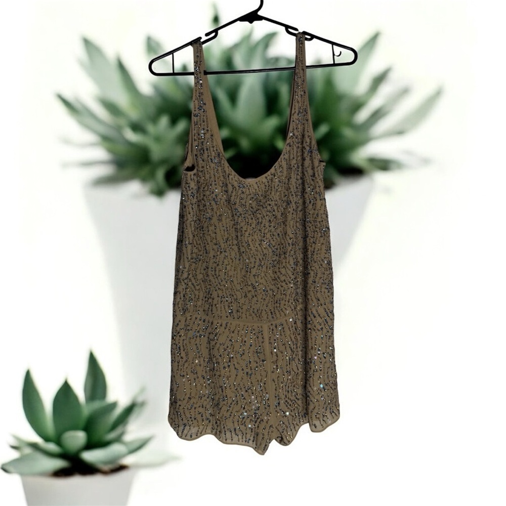 ZARA Woman Hand Embroidered Sequin Beaded Party Top – Size M - Picture 3 of 6